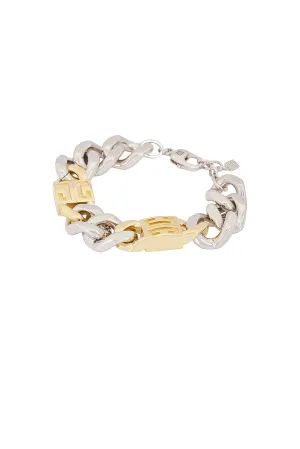 4g Golden Silvery Chain Large Bracelet