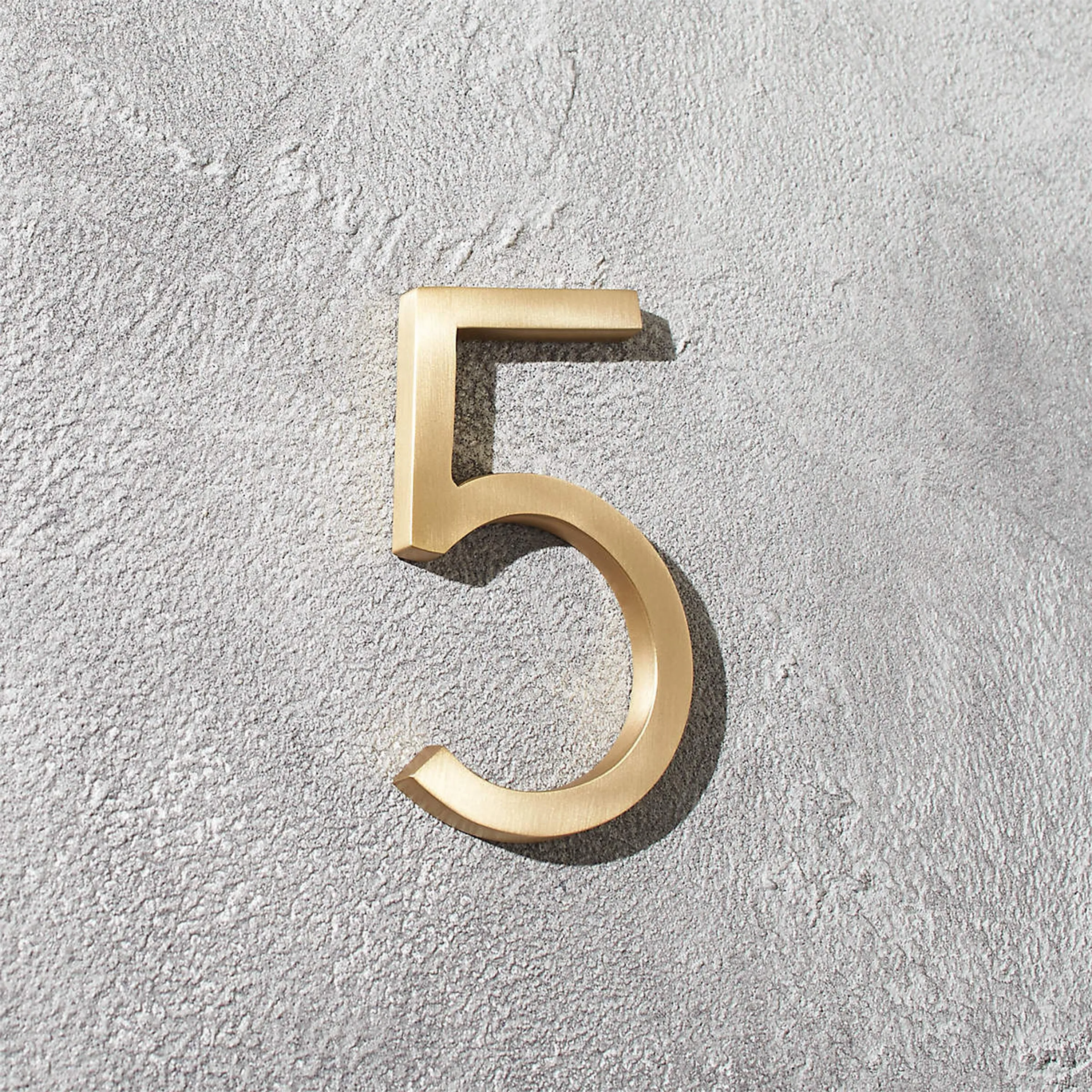 Brass House Number Brass Plaque Plate BP03