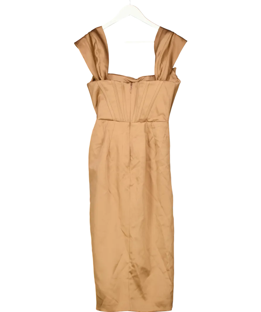 House of CB Beige Corset Style Dress UK 10