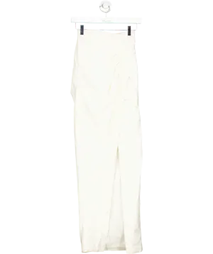 House of CB Beige Ruffled Skirt UK 6