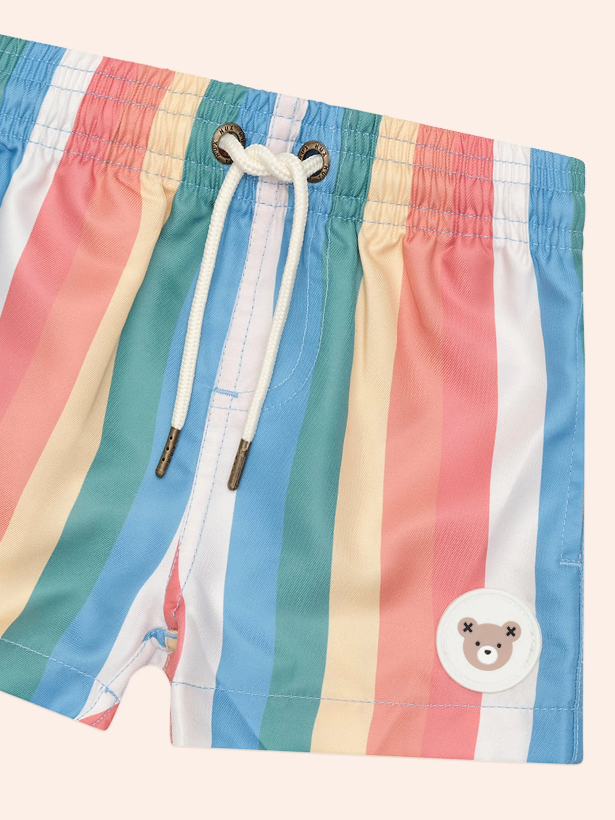 Huxbaby Rainbow Stripe Swim Short
