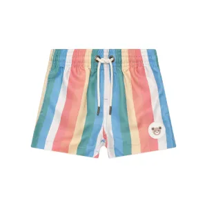 Huxbaby Rainbow Stripe Swim Short