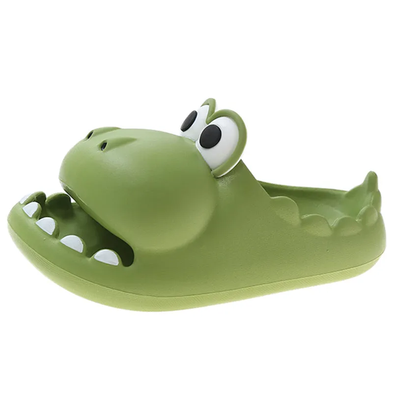 Lucyever Cute Platform Dinosaur Slippers Women 2022 Summer Thick Bottom EVA Womens Slides