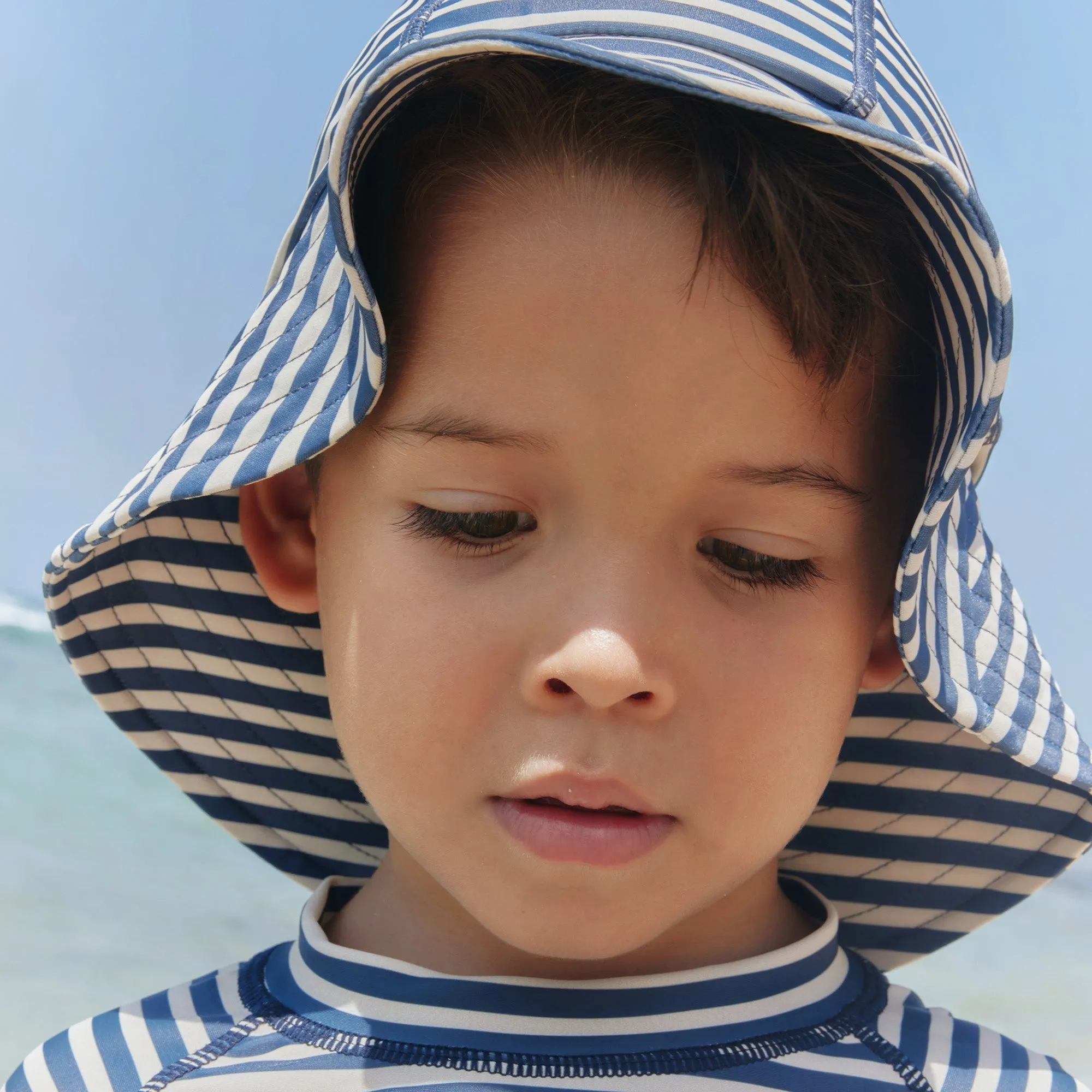 UV Sun Hat Bora - blue stripe
