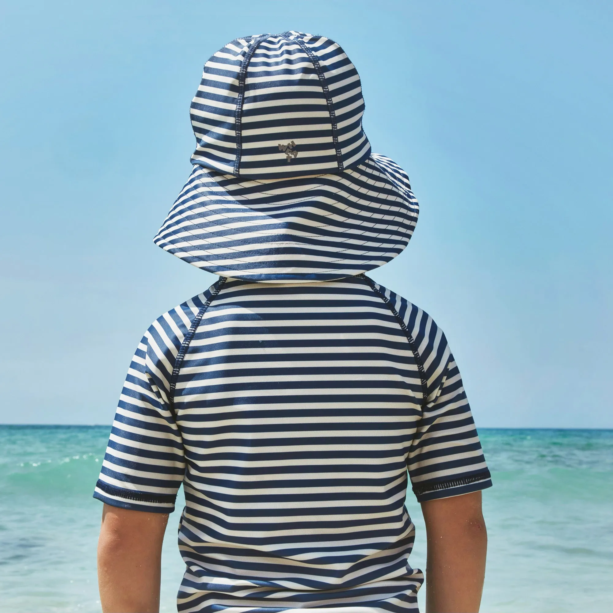 UV Sun Hat Bora - blue stripe