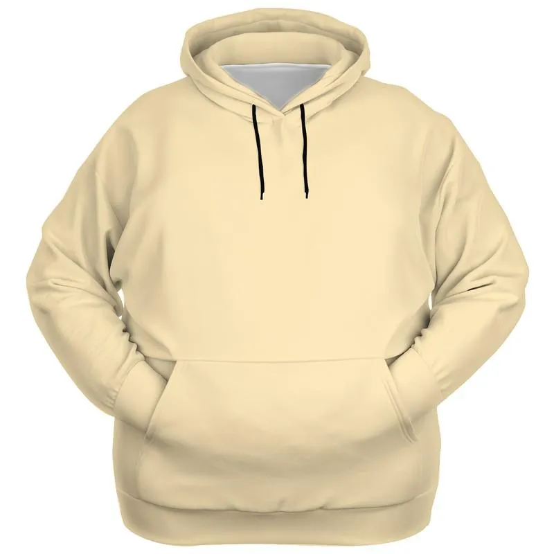 Wheat Color Hoodie | Unisex | with PLUS sizes | Bright Pale Pastel Orange Yellow | C0M8Y30K0